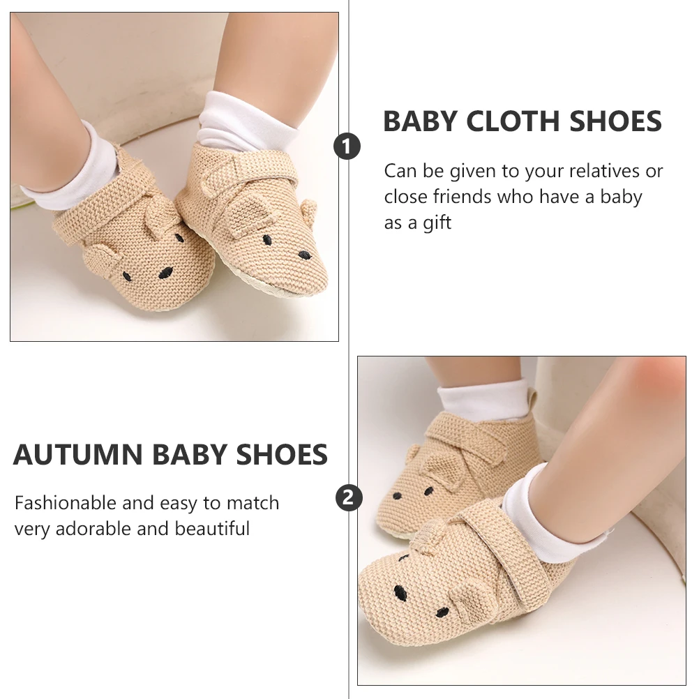 Chaussures légères en coton pour bébés filles, pantoufles d'intérieur d'automne, respirantes, confortables et durables