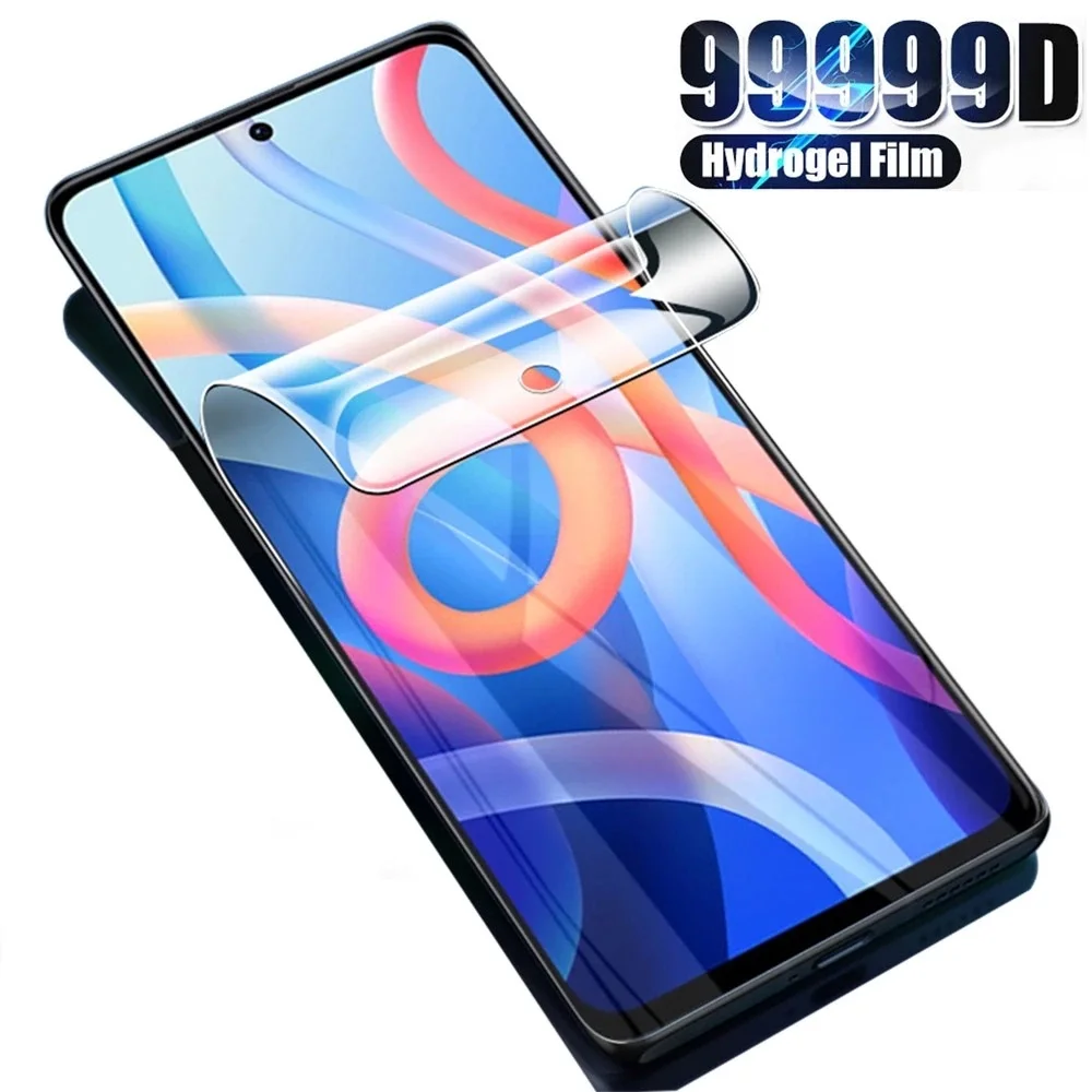 

Полное покрытие для Xiaomi Redmi Note 10 11 8 9 Pro Гидрогелевая пленка для POCO F3 M3 M4 X3 X4 Pro NFC F3 F4 GT защита для экрана