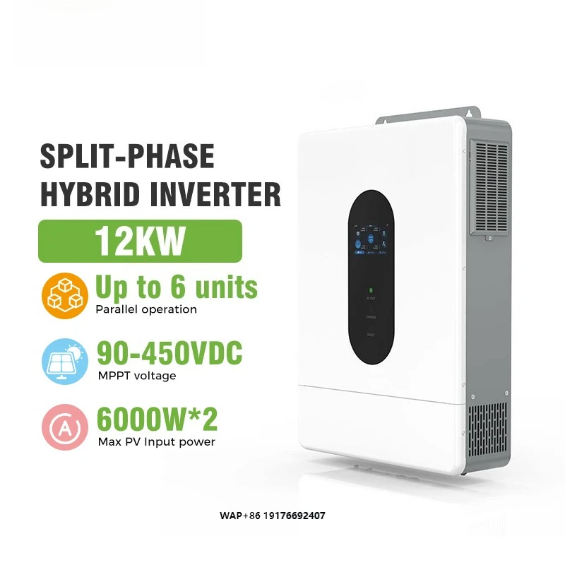 Gootu SPI Series 12Kw All in One Inverter Parallel 7.2Kw 10Kw 12000W Dual ‘Mppt One Phase Hybrid Solar Inverter for PV System