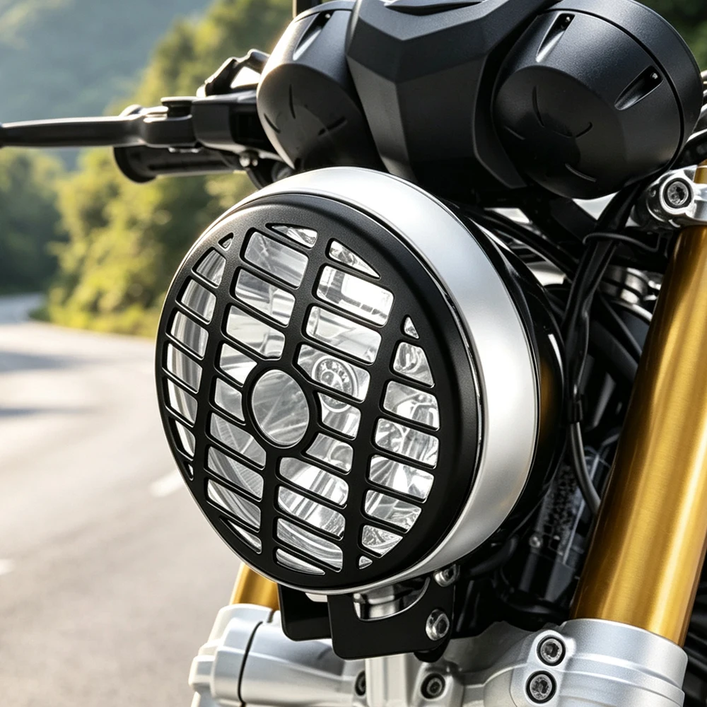 For BMW RnineT Scrambler K23 Headlight Protection Motorcycle Accessories Head Lamp Light Grille Guard Cover Protector Rnine T