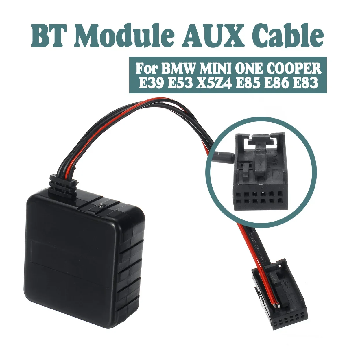 Ulepszony kabel odbiornik Audio Bluetooth do samochodu moduł bluetooth Adapter przewód AUX dla BMW MINI ONE COOPER E39 E53 X5Z4 E85 E86 E83