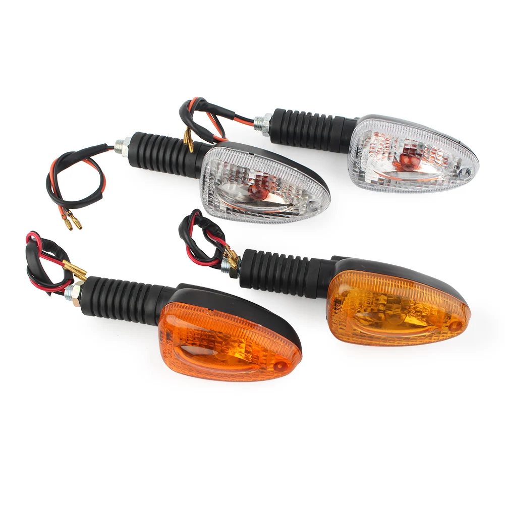 Motorcycle Clear Turn Signal Light Indicator Blinker For BMW K 1200R K 1200S 2005-08/ F650GS F 800GS 08-2012 HP2 Sport 2008-2010