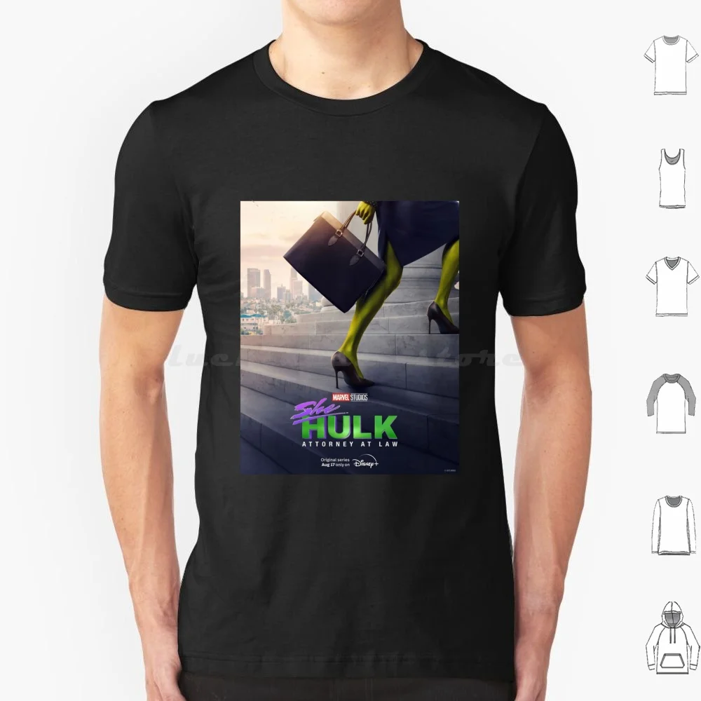 Le avocat de la loi X t-shirt 6xl coton Cool t-shirt Film cinéma elle grand monstre tendance vert Action Sexy bête fantaisie