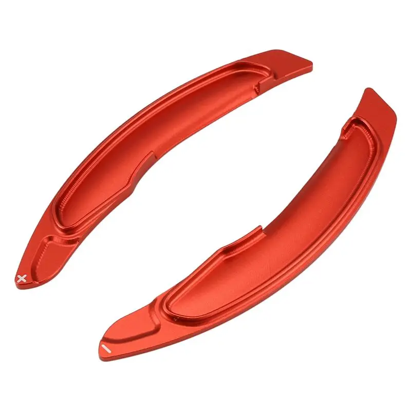 

M93K-Red Aluminum Alloy Steering Wheel Paddle Shifter Extension For Mitsubishi Lancer Evo X 2008-2016