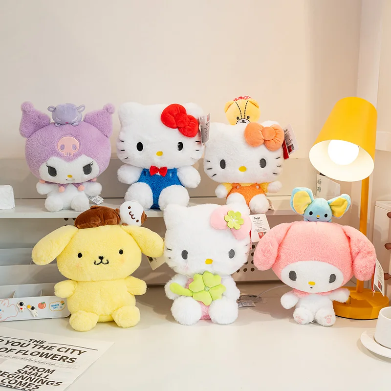 

Sanrio Hello Kitty Melody Cinnamoroll плюшевые игрушки прекрасный мультфильм Pochacco мягкие куклы домашний декор спальные плюшевые подушки