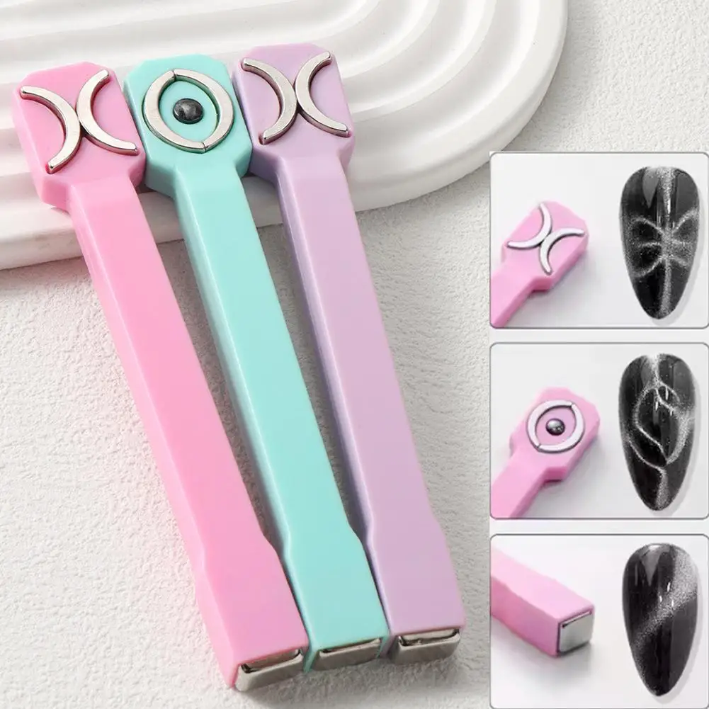 Multi-function Cat Eye Magnet 3 IN 1 Strong Magnetic Stick For Nail Art Design Decoration DIY Manicure Tools