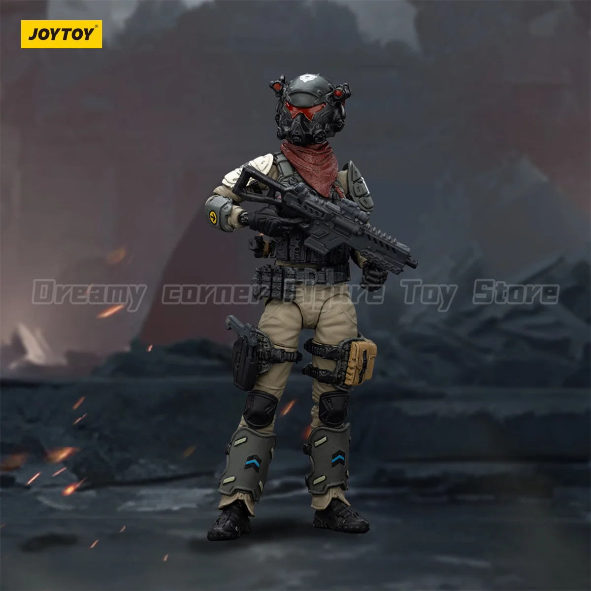 【มีสินค้าในสต็อก】JOYTOY Stellar Scar Assault Team Darksilicon Firesulfur Gravelgold Titanite Ghostmanganese ฟิกเกอร์แอคชั่น 1/18