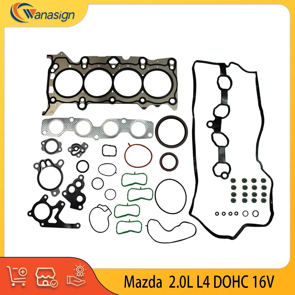 AUTO ENGINE PARTS Cylinder Head Gasket Set For MAZDA 6 CX-30 CX-5 2.5L l4 GAS DOHC 2.5 L T 2012-2024