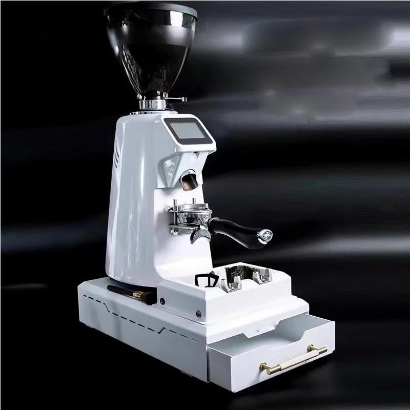 Limpiador portafiltro electrónico de alta calidad, nuevo tipo cajonera, mango de máquina de café eléctrica, limpiador de posos de tazón de polvo