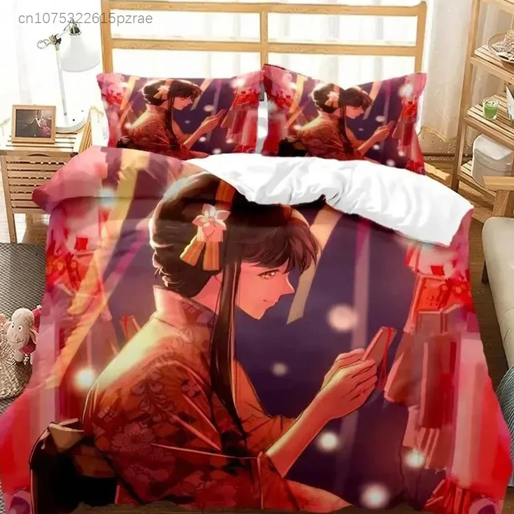 3D Print Anime Spy × Family Anya Bedding Se Bedroom Soft Modern Bedspreads Comefortable Duvet Cover Quilt Cover And Pillowcase