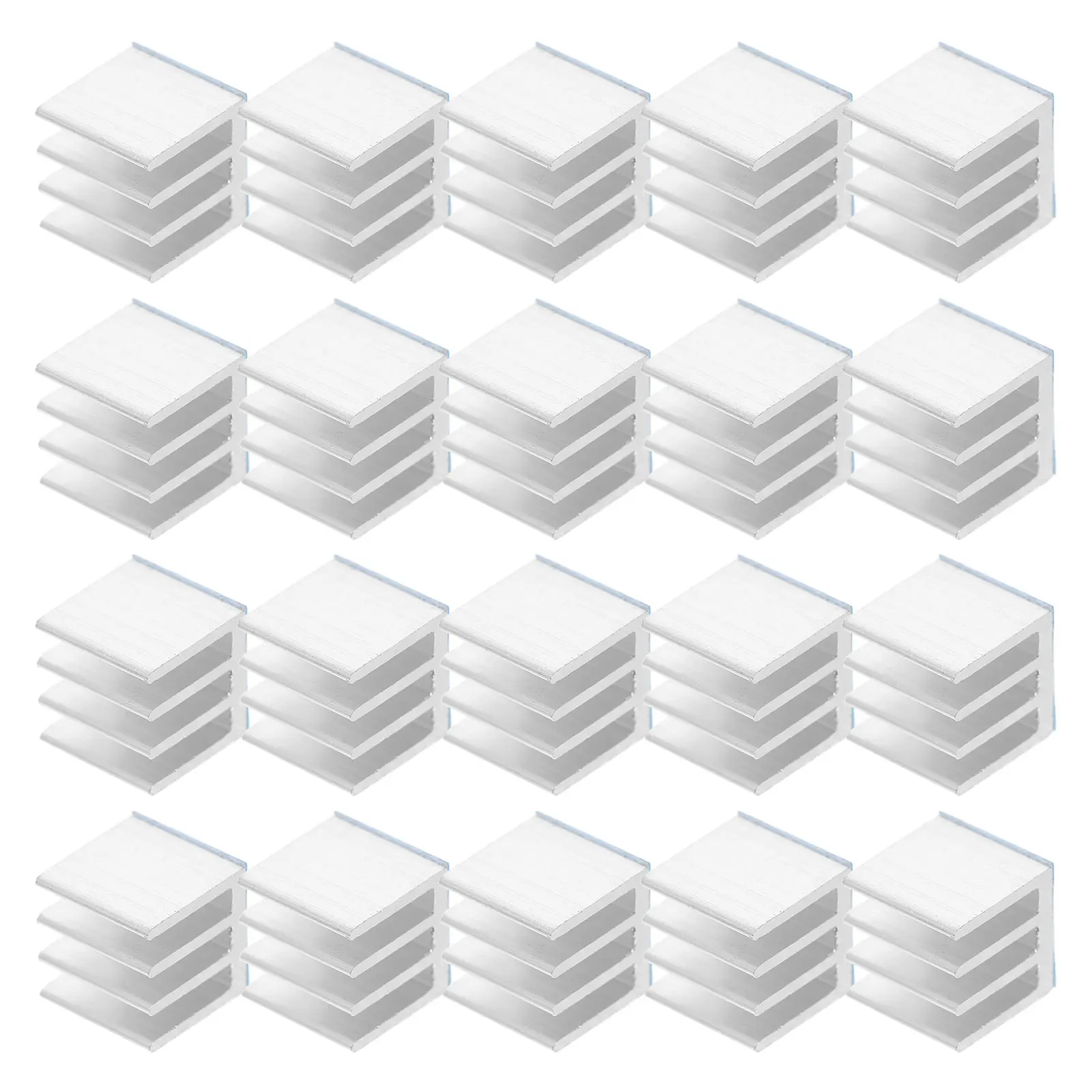 

20pcs Aluminum Heatsinks Adhesive Backing High Efficiency Cooling heatsink replacement Cooler Fin Heat Sink Cooling Fin