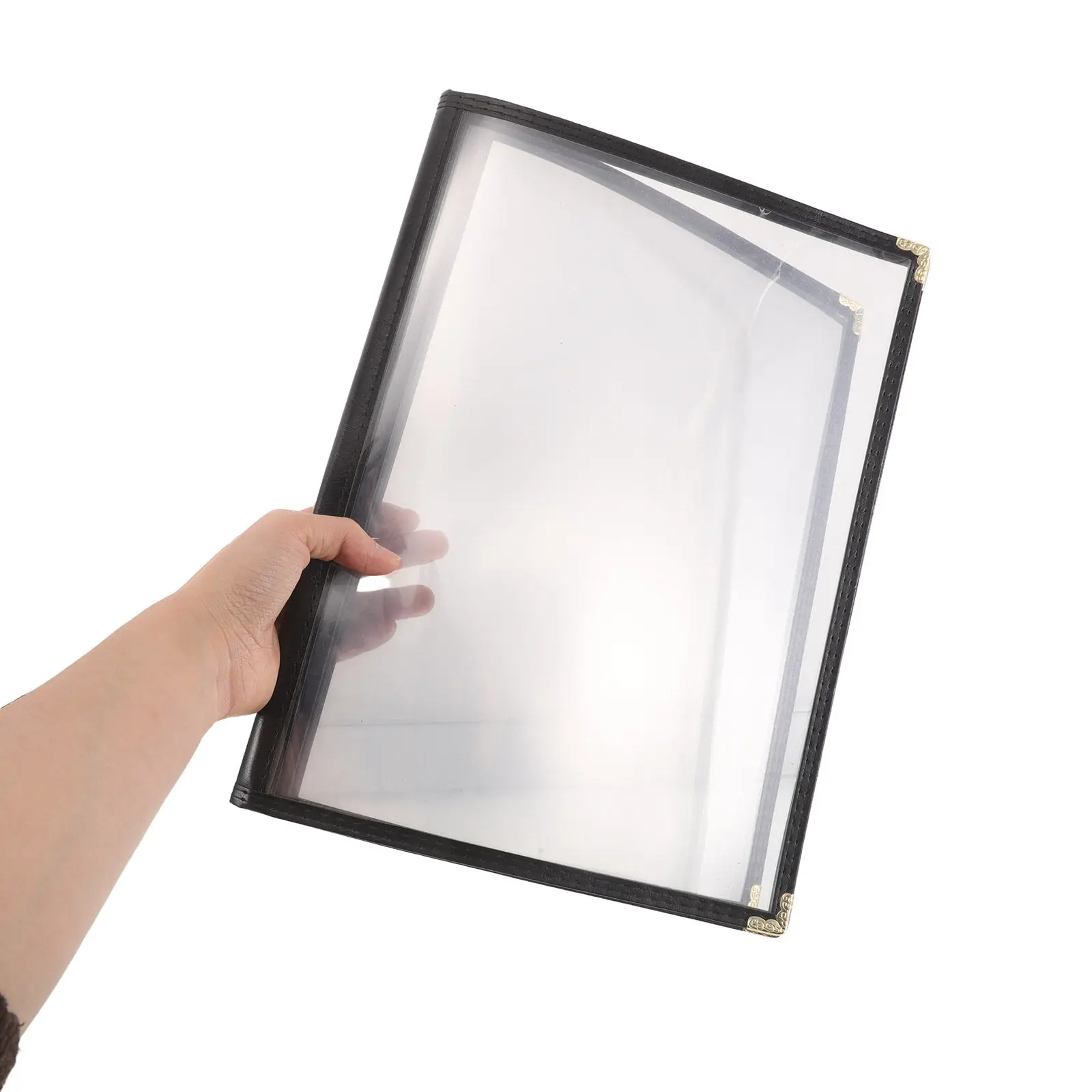 transparent-loose-leaf-menu-holder-binder-5-pages-pvc-restaurant-menu-cover-folder-refillable-soft-cover-binder-for-cafe-diner