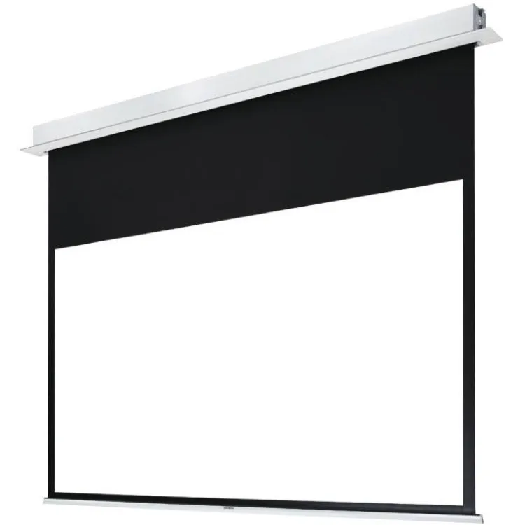 Projection Screen Banner Black Projection Screens Fabric with Remote Control