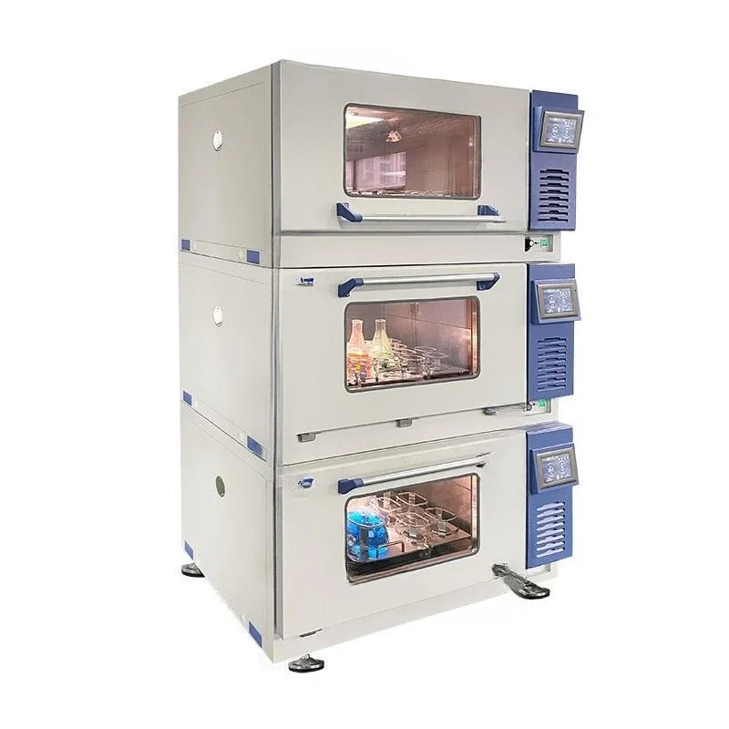 HHZY-02A Stacked constant temperature oscillation incubator CO2 shaker, laboratory rotary oscillator