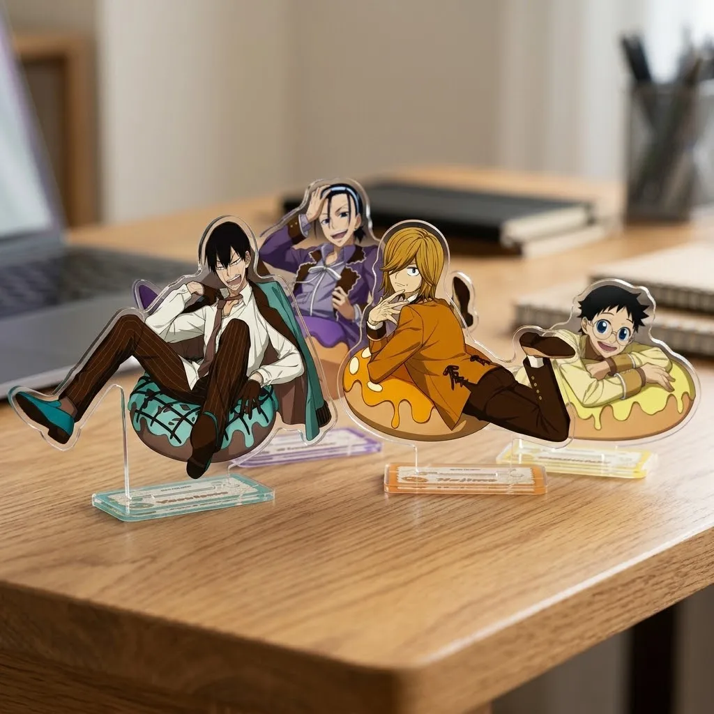 Anime Yowamushi Pedal: Limit Break Acrylic Stand Figure Desktop Decoration Collectible Ornament Character Model Gift Keychain
