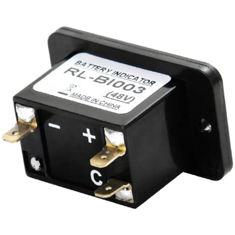 Efficientt-BI003 48V Digital Battery Voltmeter Display Voltmeter Indicator Auto Parts Battery Gauge Monitor For Electric Golf Ca