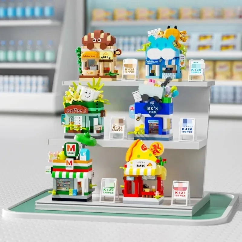 

Отдельный магазин SEMBO, морепродукты, вид на улицу, строительные блоки, креативный кофейный магазин «сделай сам», собранные детские игрушки, подарки