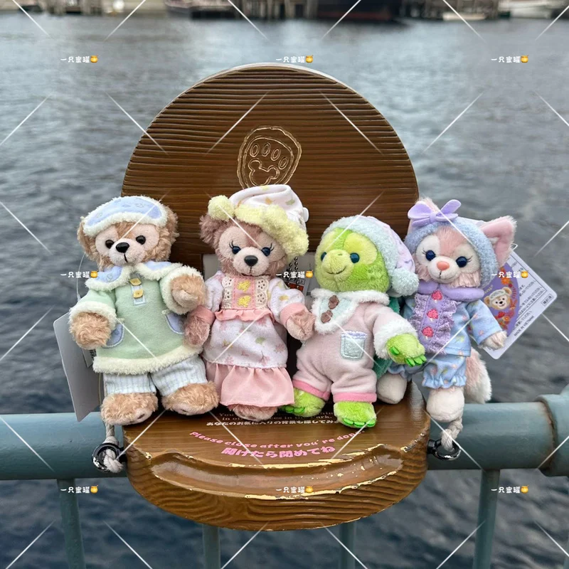 Disney 24 Autumn Pajamas Series Linabell Stellalou Shelliemay Duffy Backpack Pendant Plush Keychain Bag Jewelry Gift