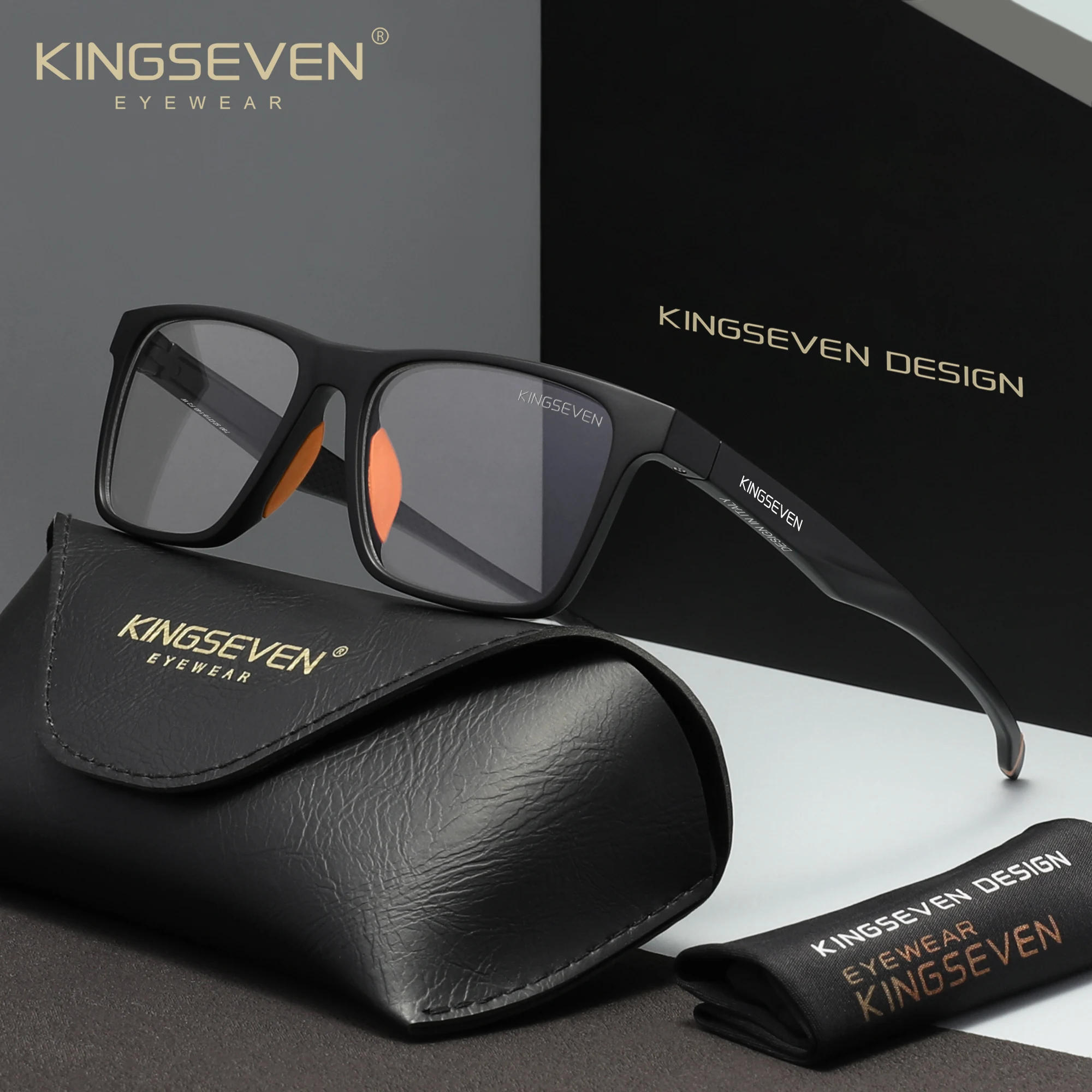 KINGSEVEN アンチブルーレイ大型メガネ男性女性コンピ - Gaming Glasses Blue のレビューと価格