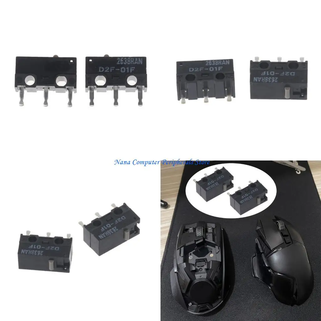 

F68C Engineered D2F-01F Сменный микропереключатель мыши 0,7N, номинальная сила для мыши G502 GPW