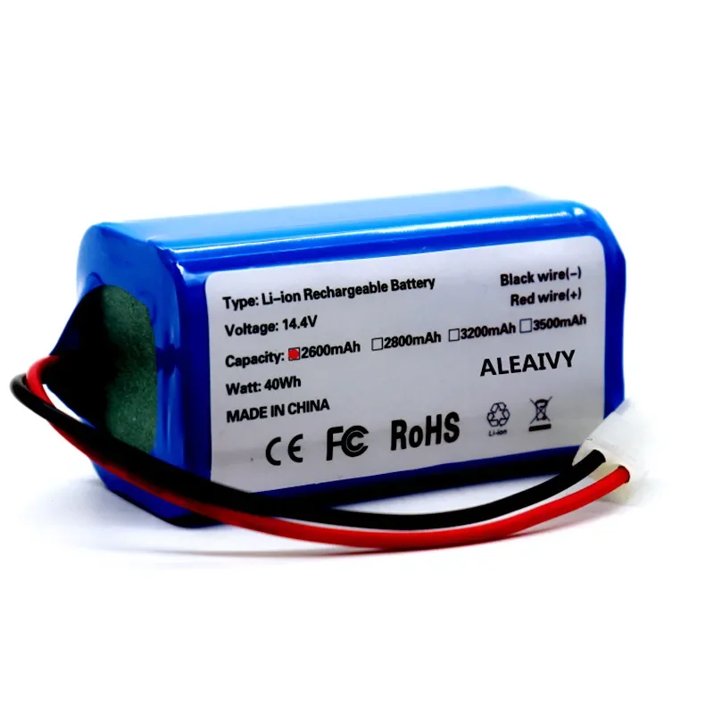 18650 14.4V 2600mAh 3500mAh akumulator litowo-jonowy do Xiaomi G1 MI Robot odkurzacz Essential MJSTG1 akcesoria do robota odkurzającego