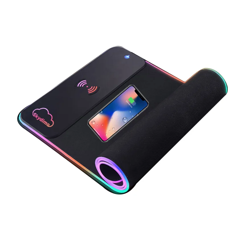 Skydimo same screen display Wireless charging Mousepad -sports game background screen light synchronization atmosphere light 15W