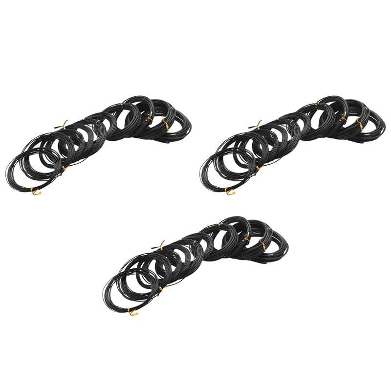 YLS-30 Rolls Bonsai Wires Anodized Aluminum Bonsai Training Wire In 5 Sizes - 1.0 Mm, 1.5 Mm, 2.0 Mm, 2.5 Mm, 3.0 Mm Black