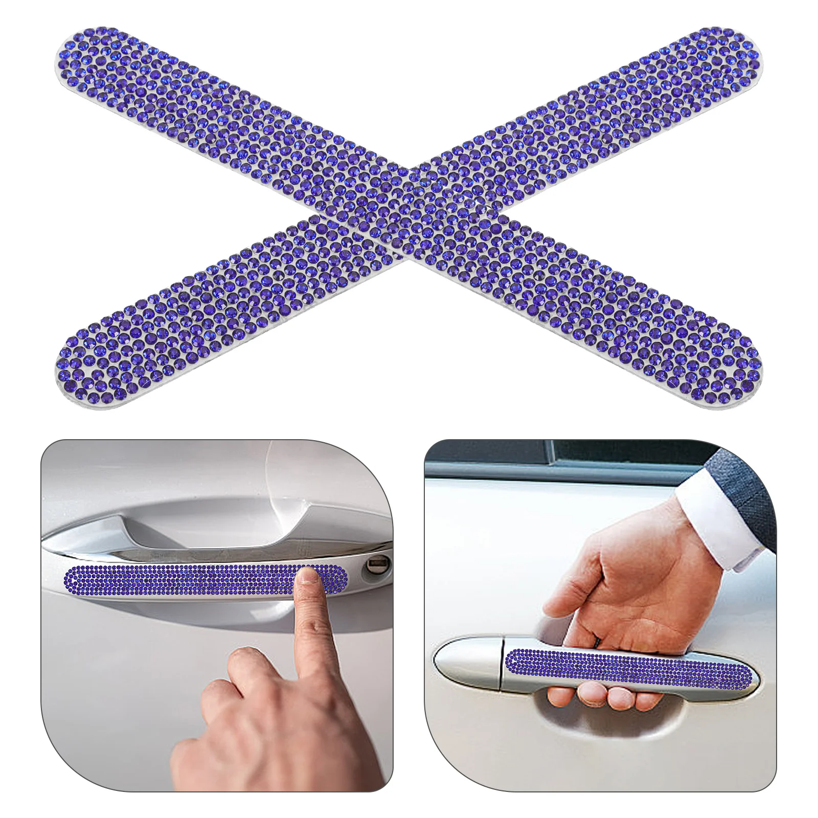 

4pcs Car Handle Protector Scratch Resistant Protective Film For Vehicle Door Edge Guard Automotive Exterior Accessories Paint