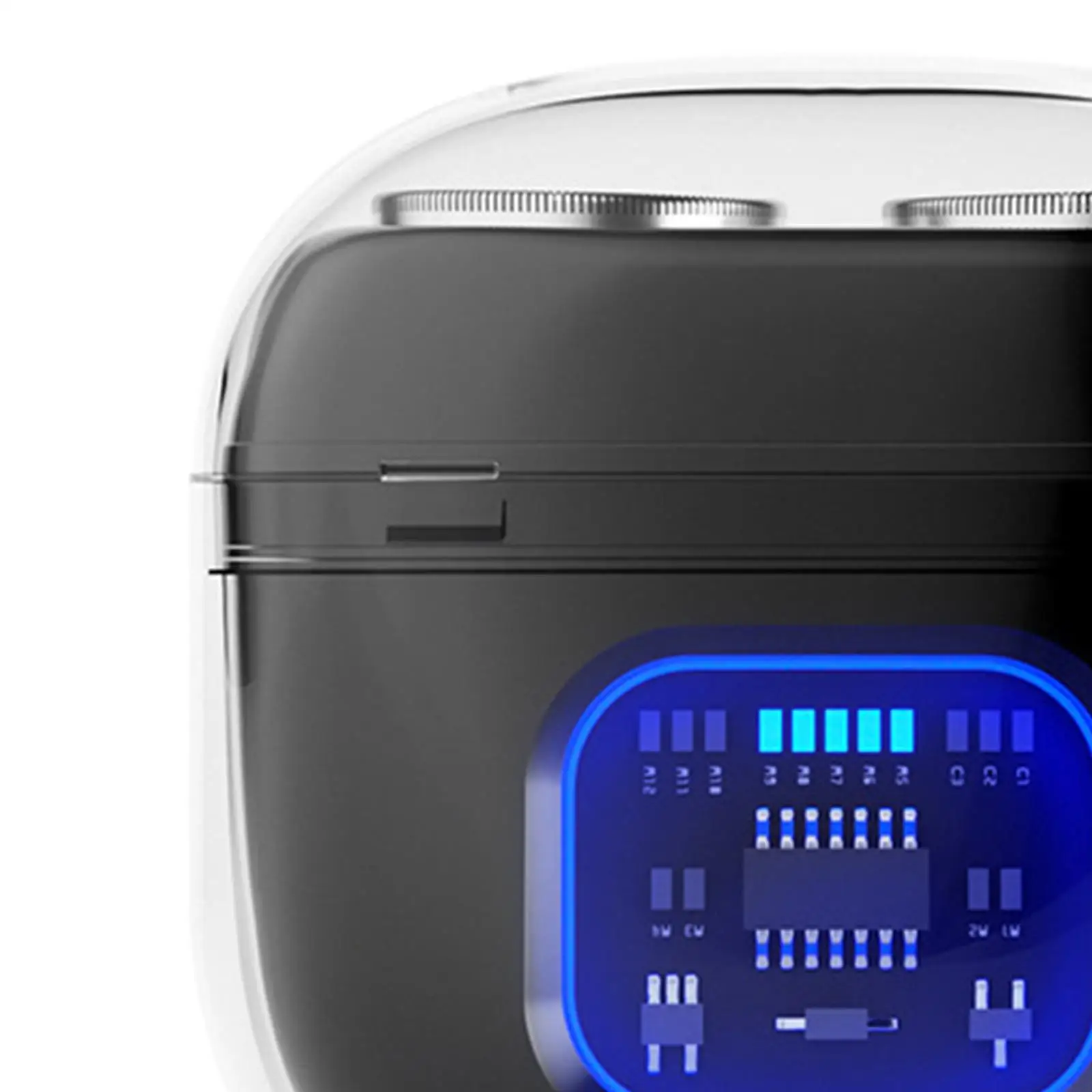 Mini barbeador elétrico portátil para homens, remoção de pelos faciais para Brother Home