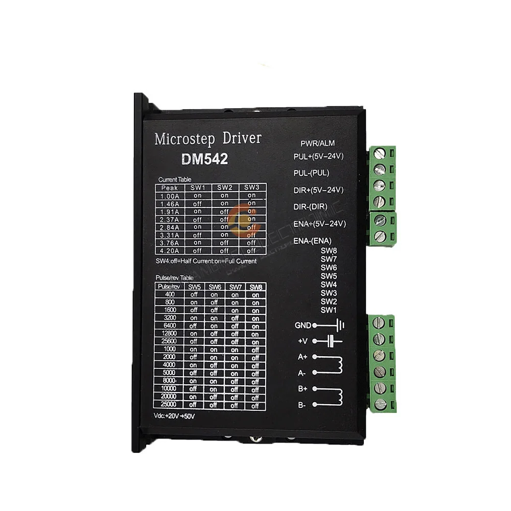 DM556 DM542 3/4/5PCS Digital Stepper Motor Driver 2 Phase 5.6A For 57 86 Stepper Motor NEMA23 NEMA34 Stepper Motor Controller