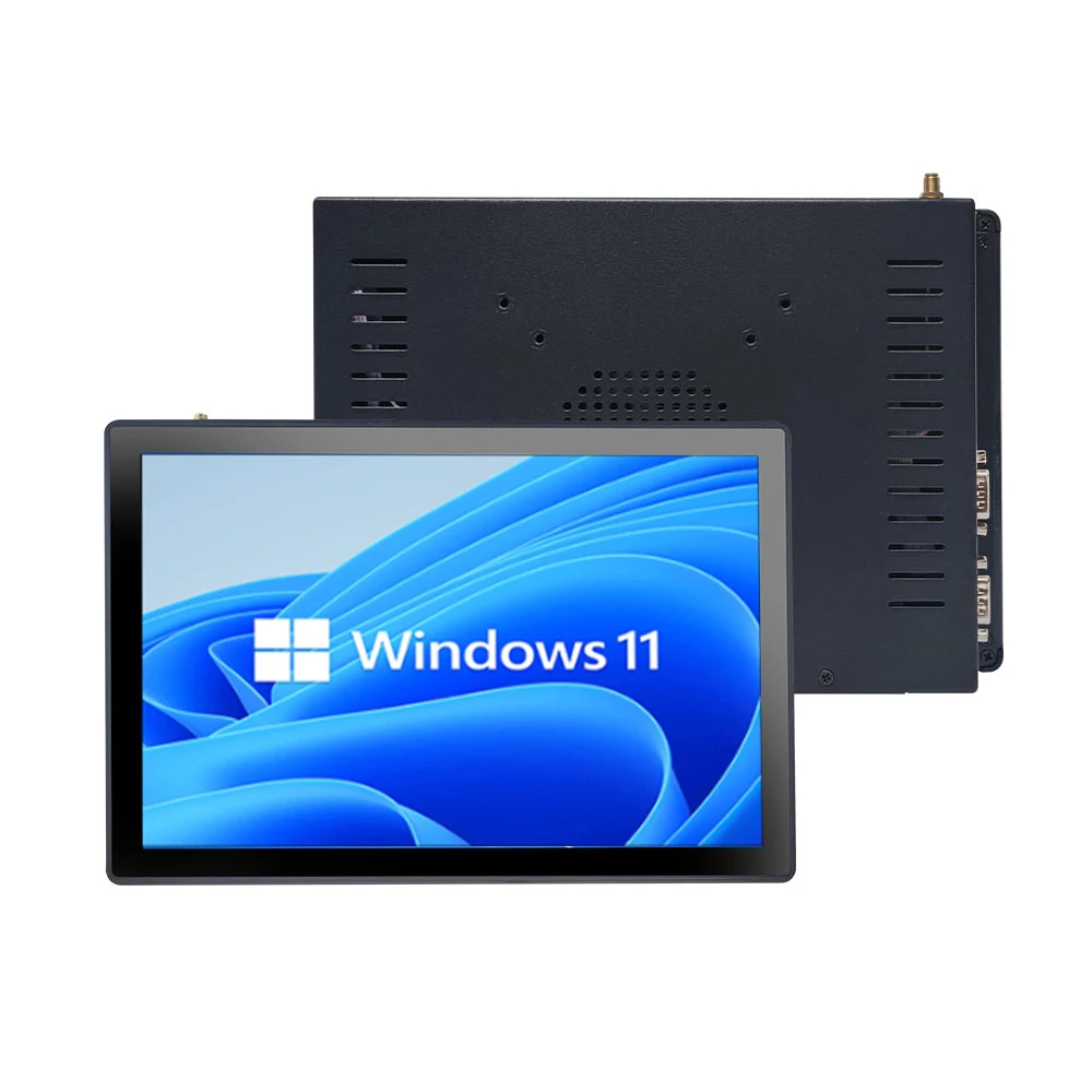 

11.6-Inch Fully Enclosed J6412 Industrial Display Panel PC Embedded Optical Touch Screen Control Industrial Computer ing