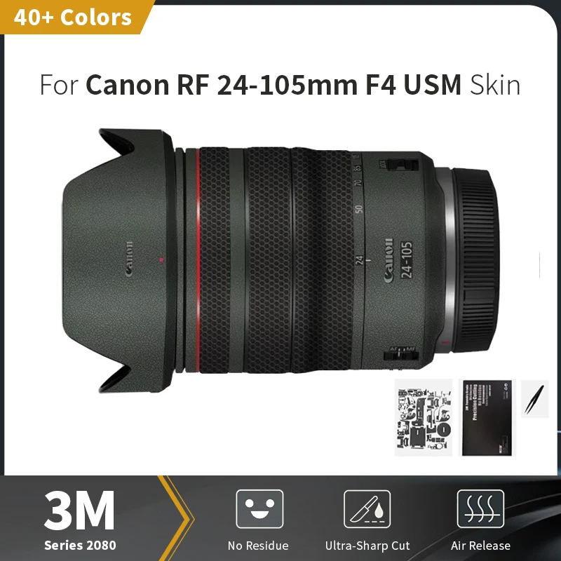 For Canon 24-105mm Skin,Canon RF 24-105 F4 USM Lens Sticker,Scratch-resistant protective film, full coverage protection