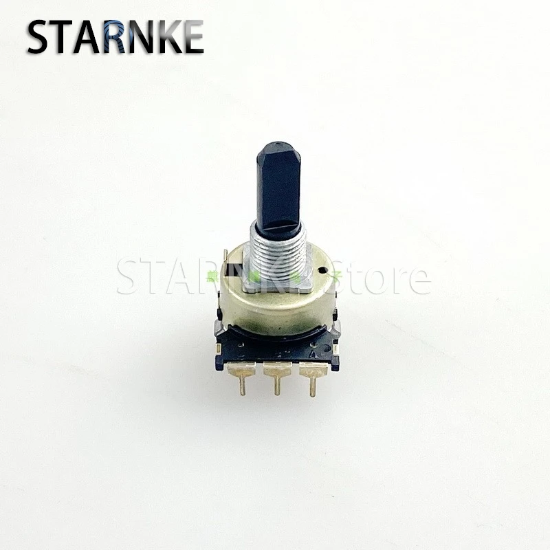 1PCS EVQ WQY F20 24B 16 Type M24B Stepper 24 Point Power Amplifier Audio Volume Encoder 3-Pin D Shaft Length 24mm