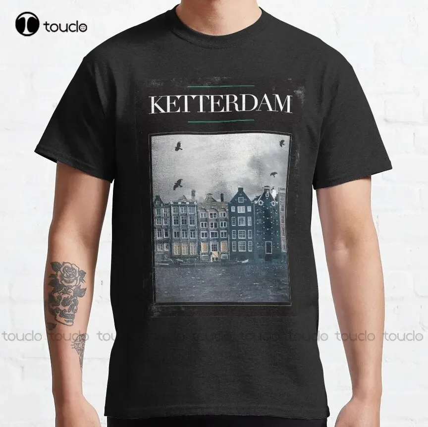 Ketterdam Six Of Crows Ketterdam Grishaverse Classic T-Shirt White Button Down Shirt Women Digital Printing Tee Shirts Xs-5Xl