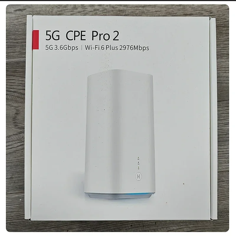 Original entsperrter 5G CPE PRO 2 H122-373 WiFi 6 3,6 Gbit/s 5G 4G LTE Cat19 Wireless WiFi Router mit SIM-Karte