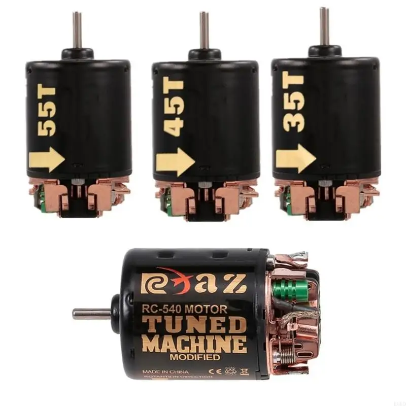 

Reliable Brushed 540 Motor Set for 1/10 Redcat Tamiya D90 HPI Crawler Model Car E65D