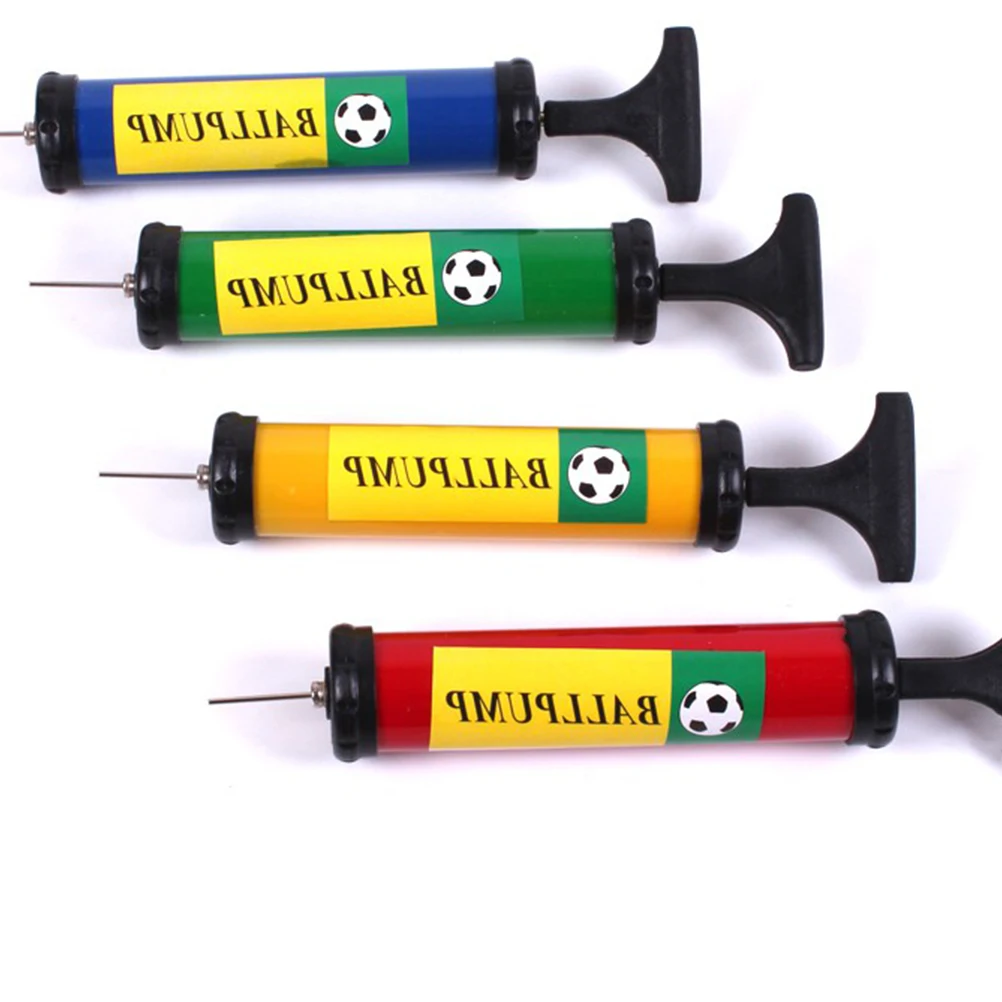 3 pezzi di palline gonfiabili addensate per piccole palline per bambini per ragazza ragazzo (pompa a colori casuali blu e caffè)