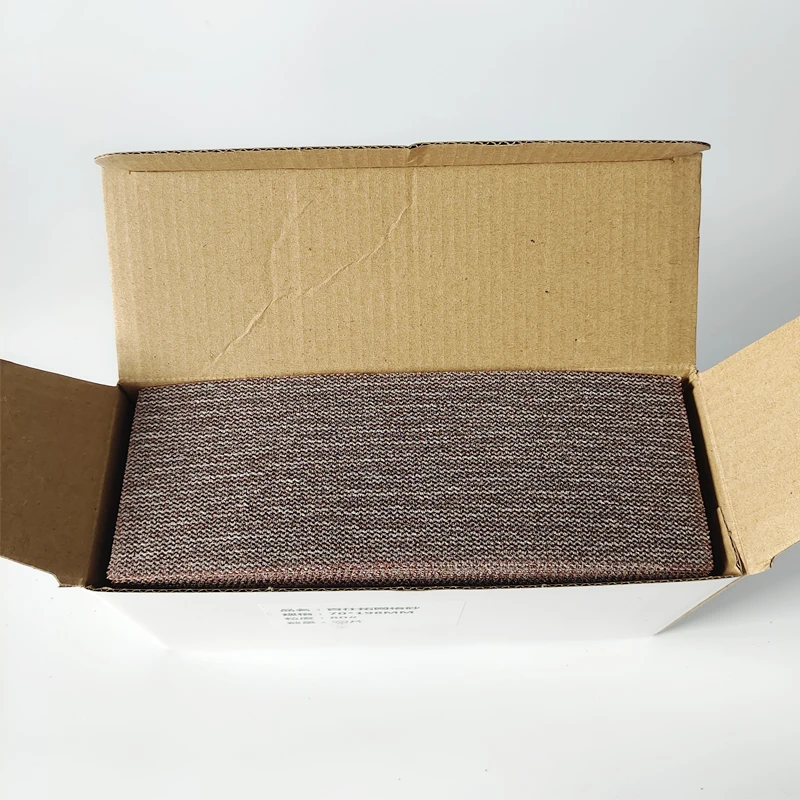 Rectangular Dry-moagem Malha Areia Reunindo Auto-adesivo Lixa Putty Lixa Do Carro Adequado Para MIRKA 70 × 198mm Mão Planing
