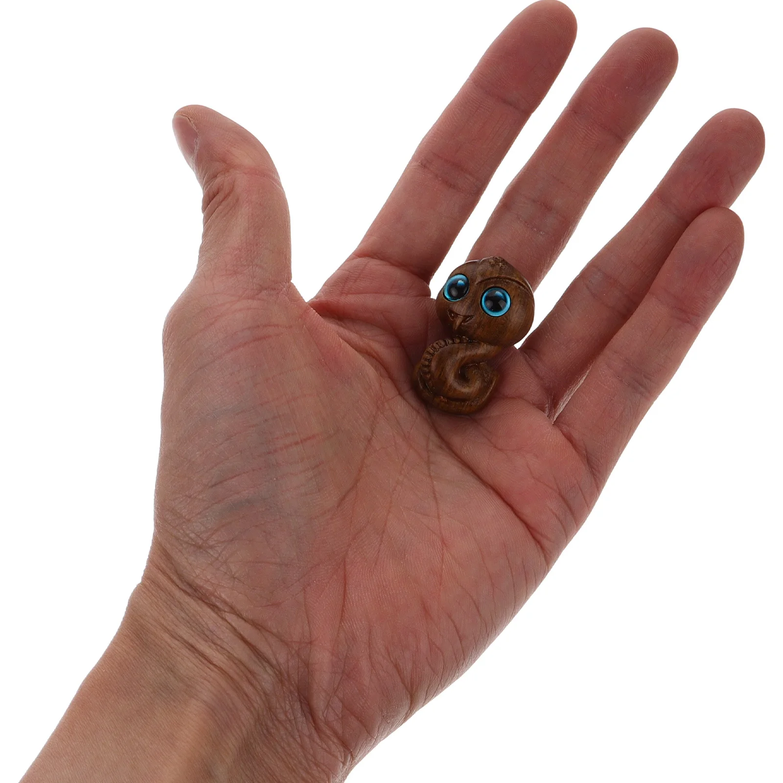 

Маленький деревянный кулон-змея (знаком зодиака), ручная резьба, брелок, ремешок для телефона, подвеска для сумки, культурный сувенир, талисман удачи, подарок