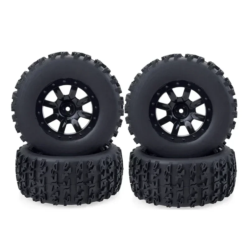 ZD Racing RC Wheel 1:10 Set di pneumatici per camion per percorsi brevi Mozzo esagonale da 12 mm per Trxs Slash HPI VKAR Redcat HSP