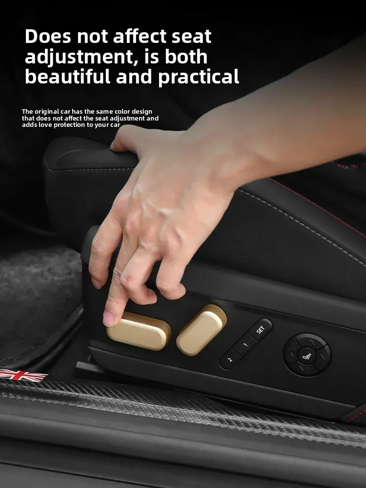 

Seat Adjustment Decorative Shell COOPER Button Car Interior Modification Accessories for BMW Mini J01 J05