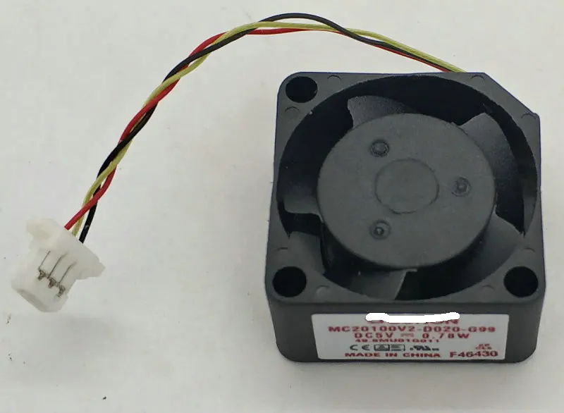 hzdo MC20100V2-D020-G99 2010 12v 0.78w cooling fan 3wire 20*20*10Mm MC20100V1-D010-G99