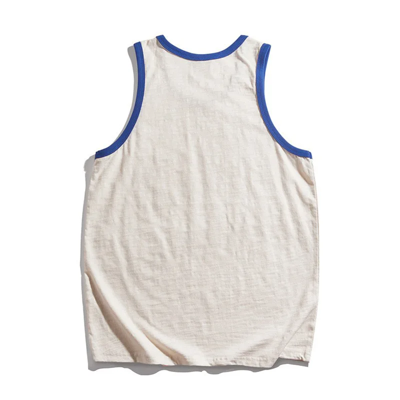 Summer Mens Casual Sleeveless O-Neck Tank Retro China Old Style Labor Is The Most Glorious Tops Tees