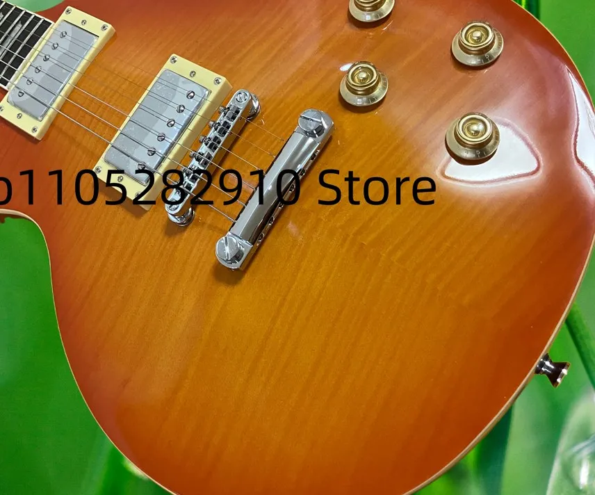 5%7-8 Days Delivey)MAPLE/Rosewood Fretboard Custom Body  Flame Maple Sta.nda.rd Electric Guitar  DSA0022