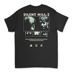 Silent Hill 2 Videogame Black Retro Gaming T-Shirt Tee