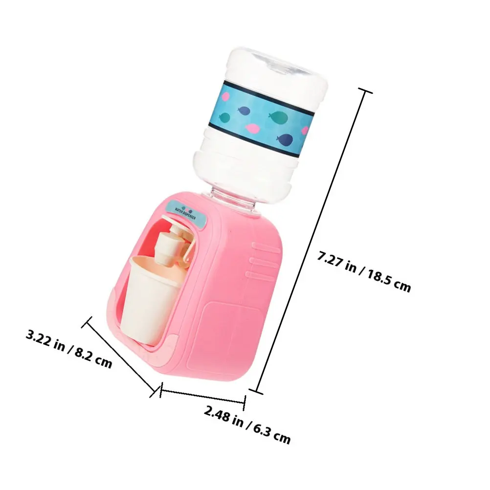 Simulated Water Dispenser for Mini House Cute Cartoon Style Reusable Plastic Easy Clean Desktop Ornament for Dollhouse Kitchen - view 2