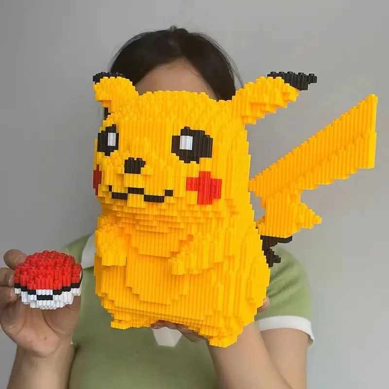 Giant 33CM Cute Stich Toy Block Set - Perfect Birthday Gift for Kids and Adults, Educational and Fun Building Blocks