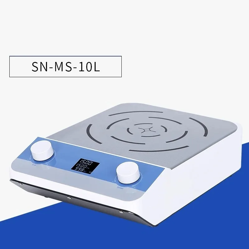 High Precision Digital Magnetic Stirrer SN-MS-10L 10L 100-240V Lab Compact Electromagnetic Dispersion