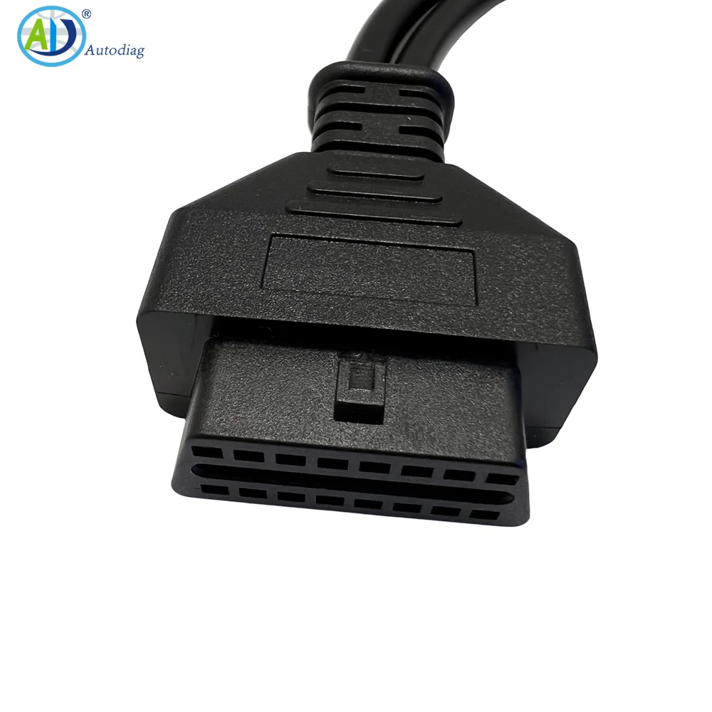 J1708 J1939 OBD2 Truck Diagnostic Tool 16Pin Cable Connector OBD to OBD2 6Pin 9Pin for Cummins for Deutsch for Heavy Truck