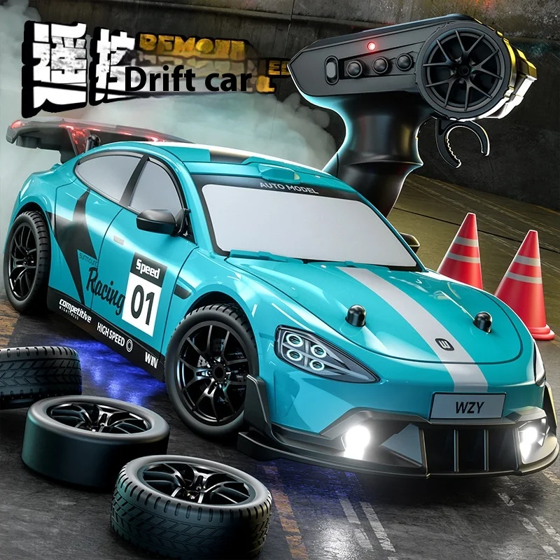 

Радиоуправляемый мини-гоночный автомобиль с дистанционным управлением, 2,4 г, полноприводный высокоскоростной дрифтовый автомобиль Ae86, зарядка, имитационная модель автомобиля с дистанционным управлением